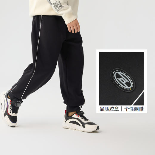 巴拉巴拉童装男童长裤加绒中大童裤子秋冬女童时尚休闲裤舒适潮酷 商品图3