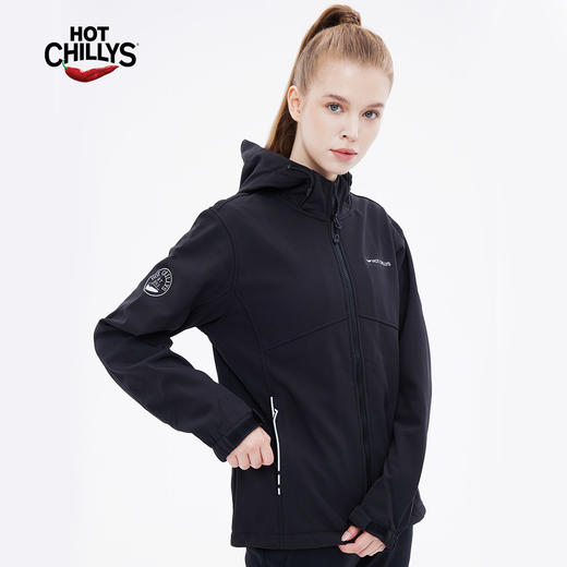 HOTCHILLYS热椒软壳衣抓绒夹克女防风保暖户外加绒外套上衣显瘦5510/5511 商品图0