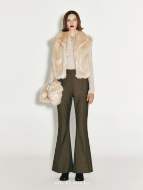 【温暖金毛】温柔冬日仿皮草造型马甲