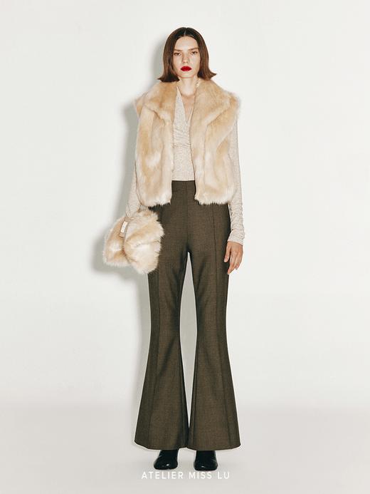 【温暖金毛】温柔冬日仿皮草造型马甲 商品图0