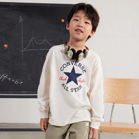 CONVERSE 春 大童 小童 长袖T恤 CNVN-LK-D535