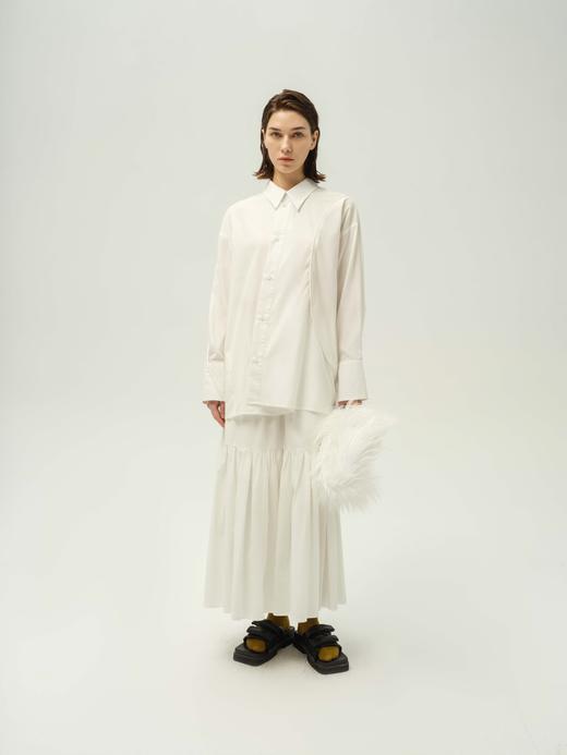 百褶云朵半裙 商品图0