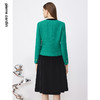 皮尔卡丹女装西装秋短款气质名媛通勤绿色小香风外套P3366U3929G0
 商品缩略图4