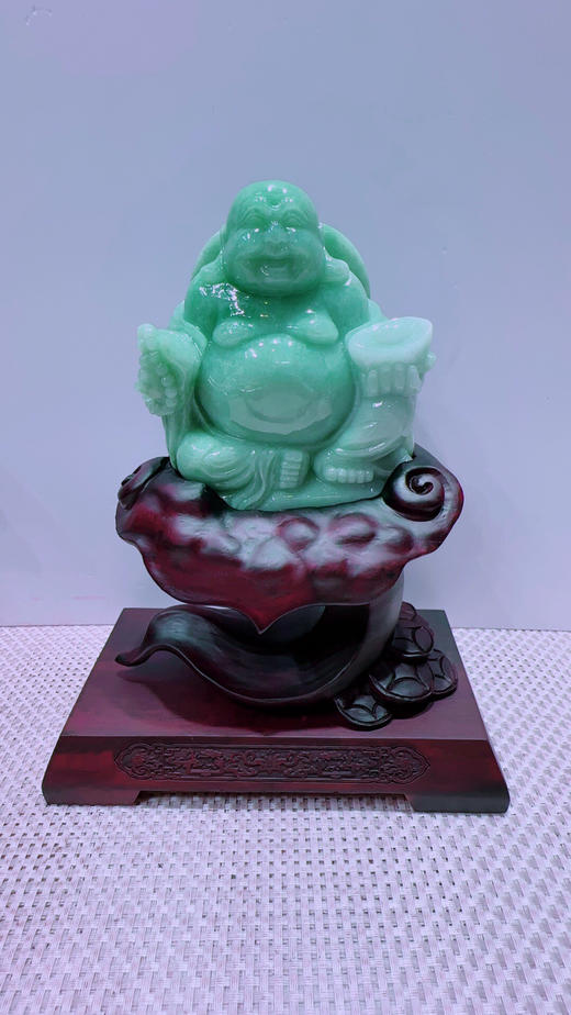 620337翡翠摆件【佛公 弥勒佛】 商品图5