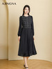 【商城同款】阿菁娜2024秋季新款复古气质马甲假两件连衣裙A29Q112061 商品缩略图0