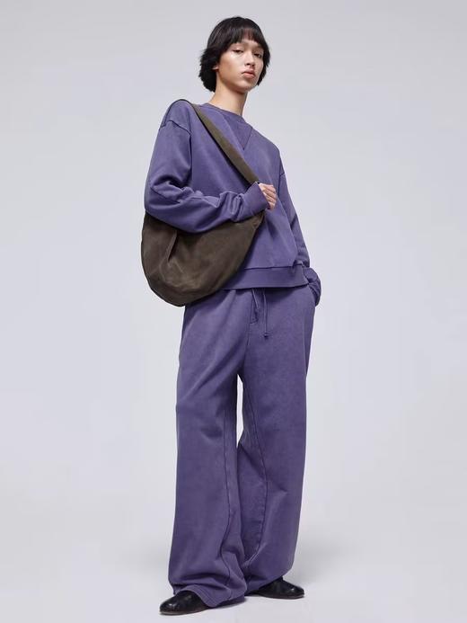 Simple Project/K24159/弧形洗褪卫裤 商品图2