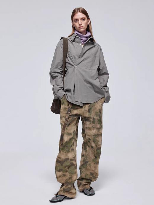 Simple Project/Y24119/纽扣领可调节基础款衬衫 商品图1