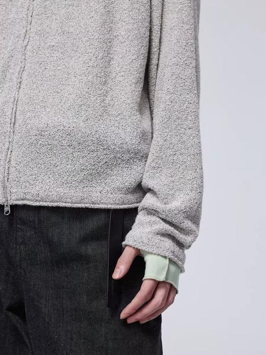 Simple Project/M24123/男款高领拉链针织夹克开衫 商品图2
