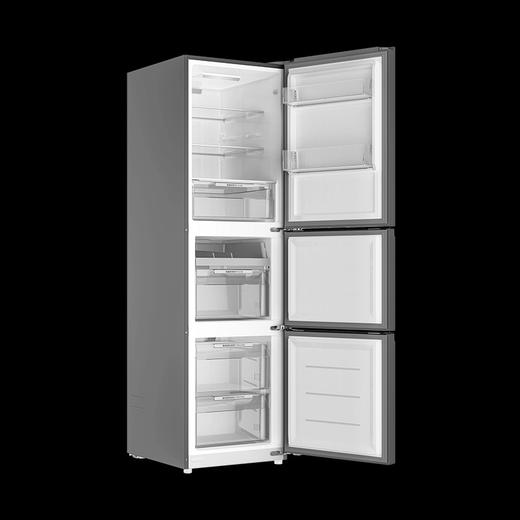 海尔 283升风冷变频三门冰箱彩晶一级玻璃面板 BCD-283WLHC357SW 商品图2