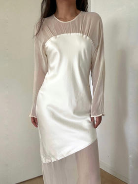 Viktoria Chan | SS21039 Milly silk patched dress [连衣裙]