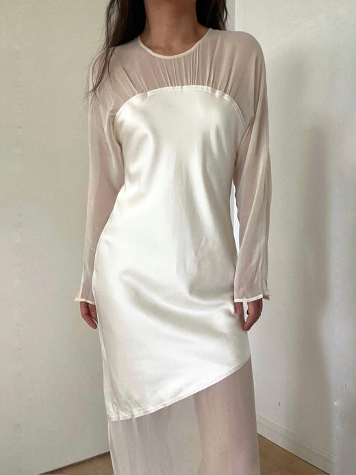 Viktoria Chan | SS21039 Milly silk patched dress [连衣裙] 商品图0