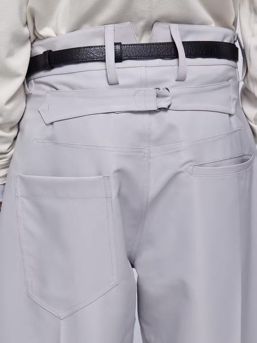 Simple Project/K24194/巴黎扣打褶直筒长裤 商品图1