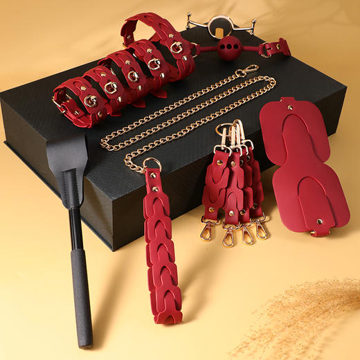 【情趣用品】谜姬 便携收纳锁春心束缚套装-礼盒or密码箱款 商品图3