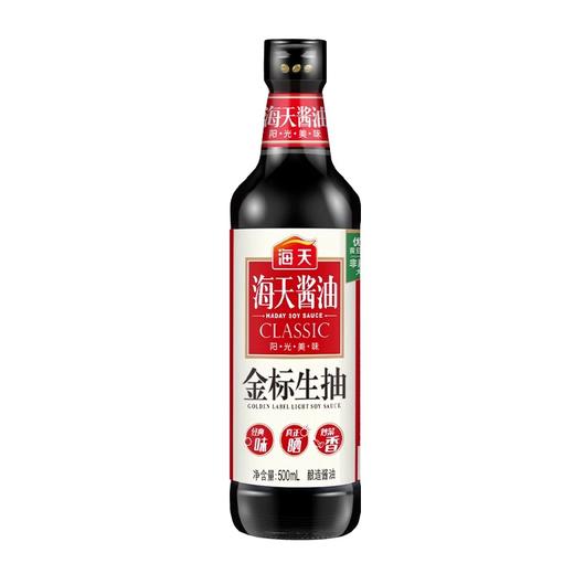 海天金标生抽500ml 商品图3