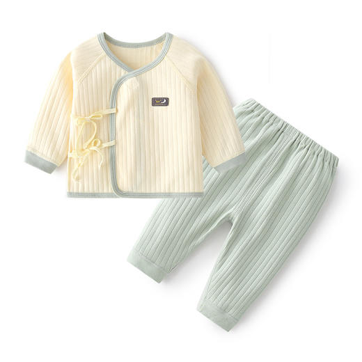 【新生婴儿无骨内衣分体套装】纯棉春秋款衣服两件套宝宝秋衣裤初生和尚服 商品图4