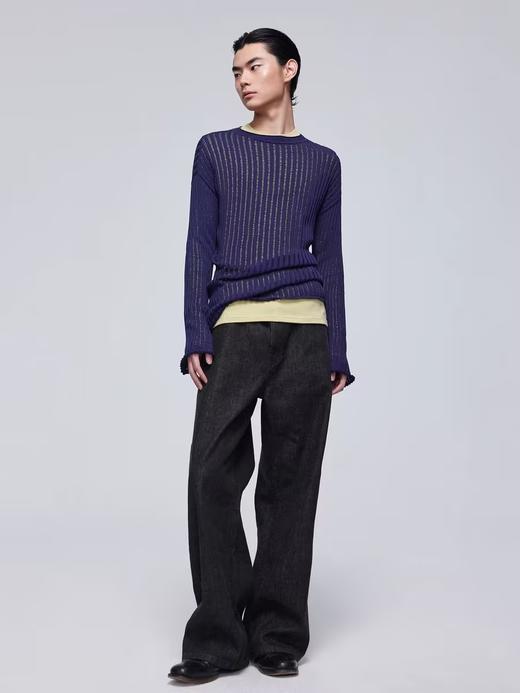 Simple Project/K241700/男款原色赤耳A型牛仔裤 商品图1