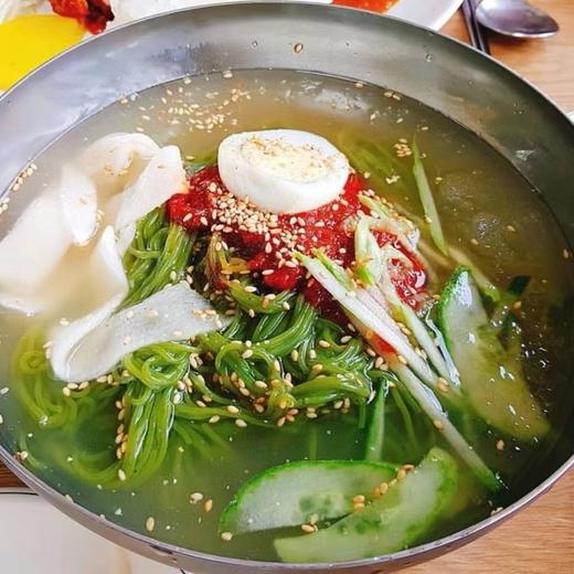 玲儿小菜 螺旋藻冷面450g 령이네반찬 스피룰리나냉면(소스포함)450g 商品图0