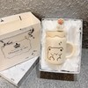 可爱马克杯水杯带盖勺杯子 商品缩略图0