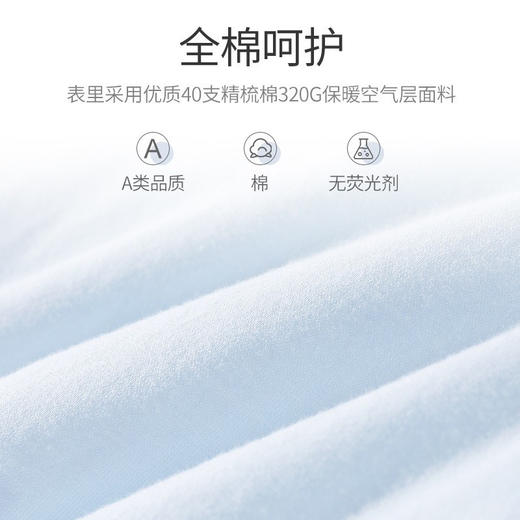 【新生儿夹棉幸运熊半背衣】冬季初生婴儿衣服秋冬宝宝上衣保暖冬装 商品图3