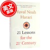 今日简史：人类命运大议题 英文原版 21 Lessons for the 21st Century 尤瓦尔赫拉利著 人类简史作者新作 Yuval Harari 商品缩略图0