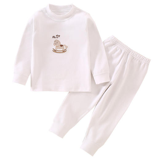 【舒绒棉儿童秋衣秋裤套装】a类春秋冬款男童女童睡衣家居服内衣童装 商品图4