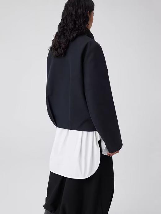 Simple Project/Y24141/棉质双层门襟立领夹克 商品图3