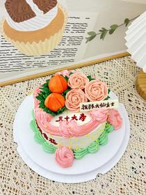 复古年代感蛋糕