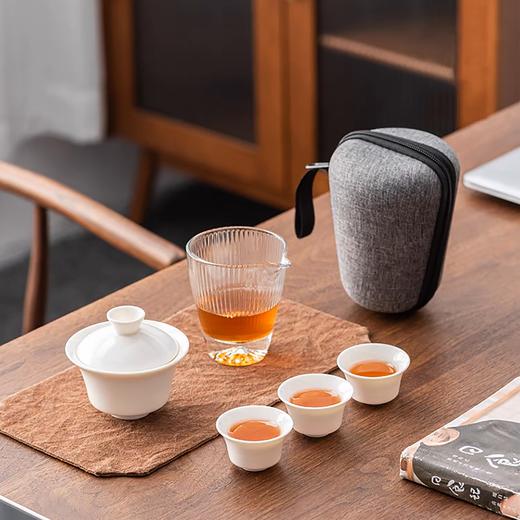 沁茶悦旅旅行茶具盖碗快客杯 商品图0