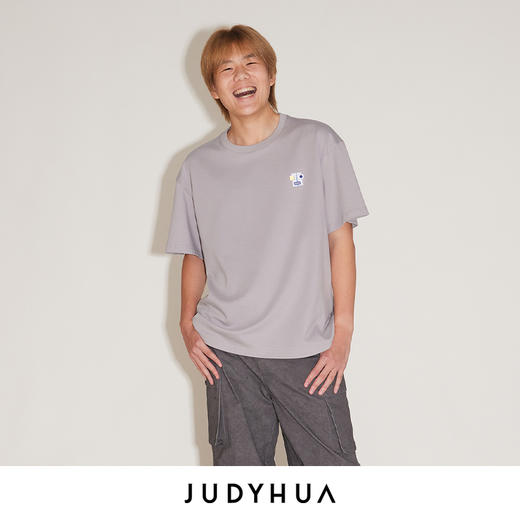 JUDYHUA J系列Oversize机器人刺绣T恤 商品图1