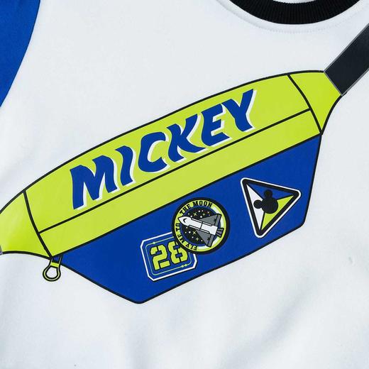 【商场同款】迪士尼童装男童春秋款套头上衣潮童撞色休闲卫衣加绒保暖时尚卫衣223DS0754 商品图3