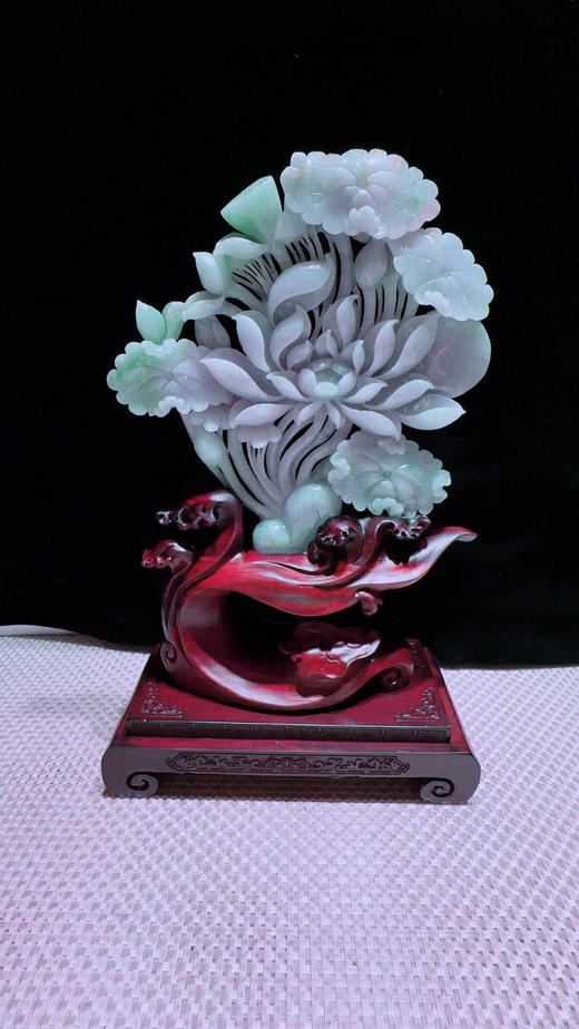 620259翡翠摆件【和和美美】 商品图3