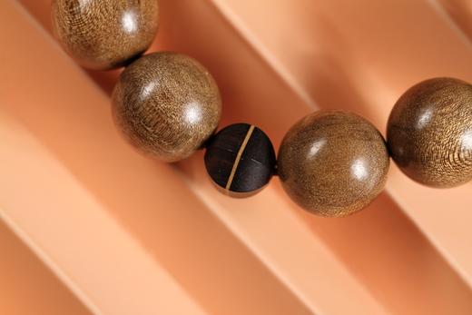 DQ0239°金丝楠木+大漆手串 商品图4