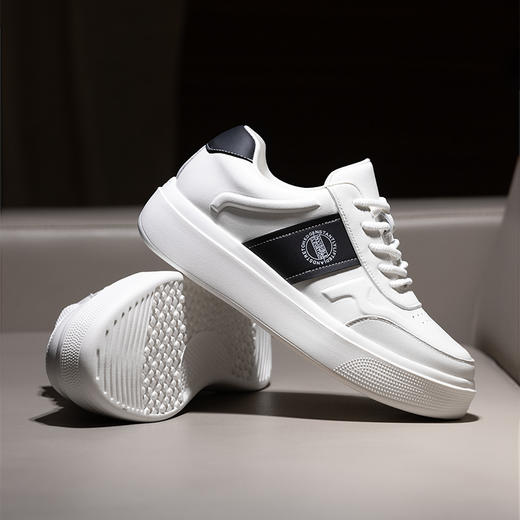男士6cm隐形增高鞋男内增高男鞋小白鞋百搭休闲板鞋男时尚 商品图1