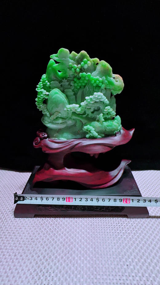 620354翡翠摆件【高山流水】 商品图2