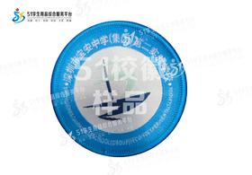 通版深圳市宝安中学（集团）第二实验学校织唛校徽缝烫现货现发51
