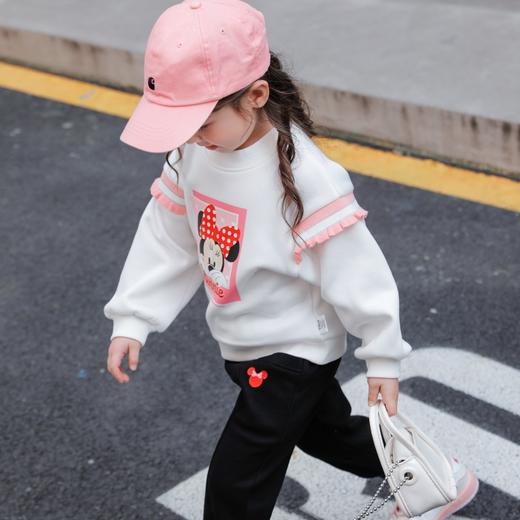 【商场同款】迪士尼秋季女童加绒套头卫衣223DS0688 商品图1