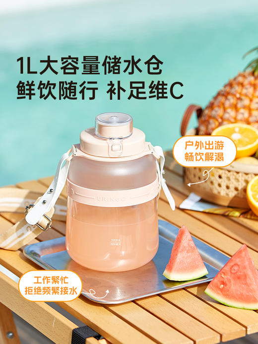 七彩叮当榨汁杯家用多功能榨汁机小型便携式电动吨吨榨汁桶果汁杯 商品图1