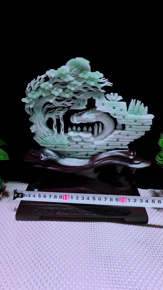 620345翡翠摆件【神龙护主】 商品图2