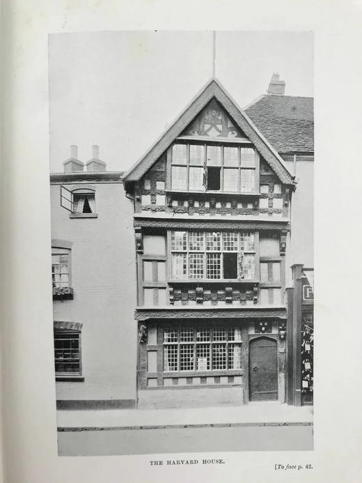 1912年 莎士比亚故乡的夏日 数十幅插图 漆布精装大32开 商品图6