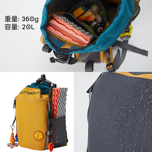 OUTnABOUT出门走走 24AW 户外防泼水耐磨双肩背包 商品图4