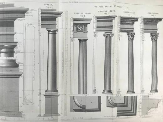约19世纪后期 韦氏改进英语大辞典（全2卷） 数十页精美版画插图 真皮精装16开 商品图8