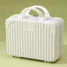 「数色可选！高颜值出行」复古手提箱14寸化妆箱小行李箱迷你伴手礼小型轻便密码箱旅行箱包