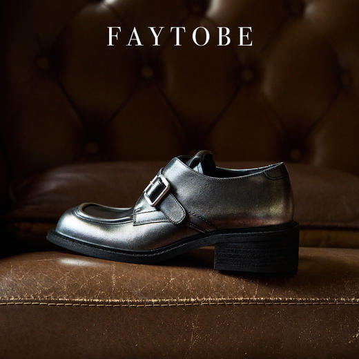 FAYTOBE 复古擦色乐福鞋 商品图9