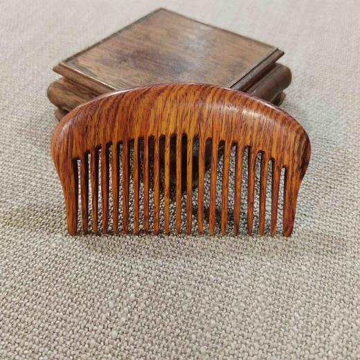 明代黄花梨老料制精品手工木梳 商品图0