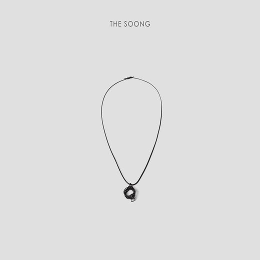 THESOONG|"魔力圈"手工缠线做旧皮绳项链HWZB5275 商品图0