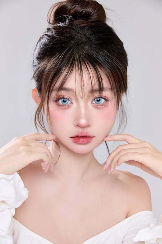 woolilens 日抛美瞳 忧郁蓝莓 直径14.4mm着色14.0mm  (十片装) 商品图7