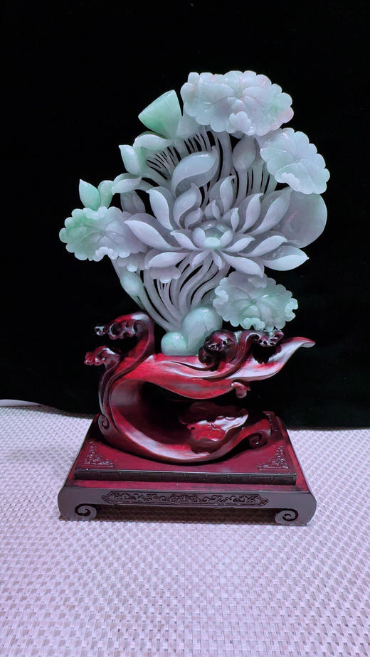 620259翡翠摆件【和和美美】 商品图4