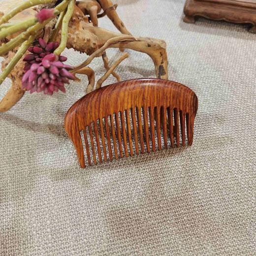 明代黄花梨老料制精品手工木梳 商品图2