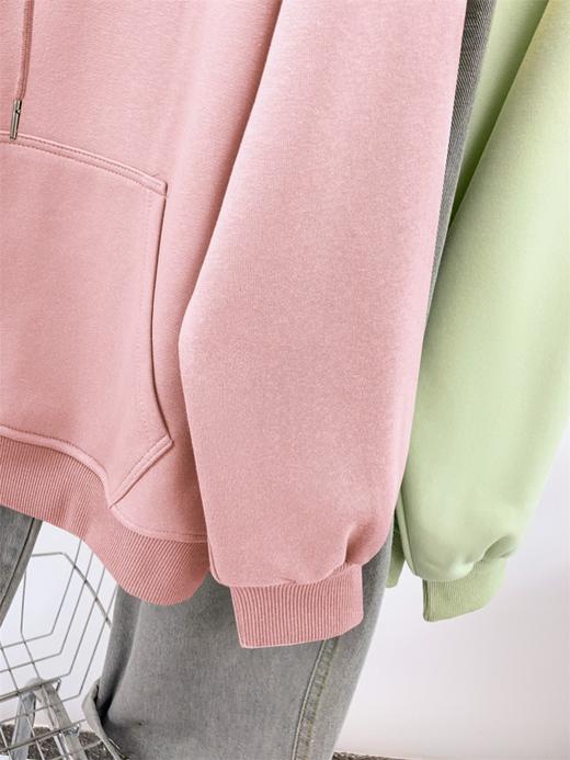 【多色连帽女士卫衣】秋冬新款 加绒休闲美式复古小众外套ins潮流  商品图4