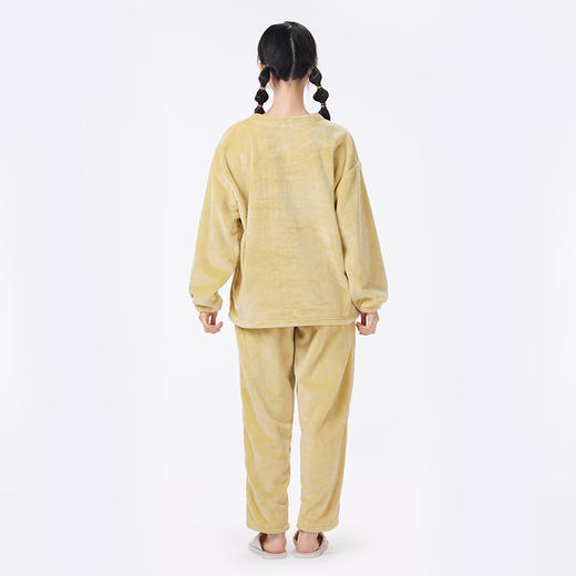 都市丽人睡衣生活家居长袖家居服双面法兰绒厚女士法兰绒套装LHT2P6 商品图3